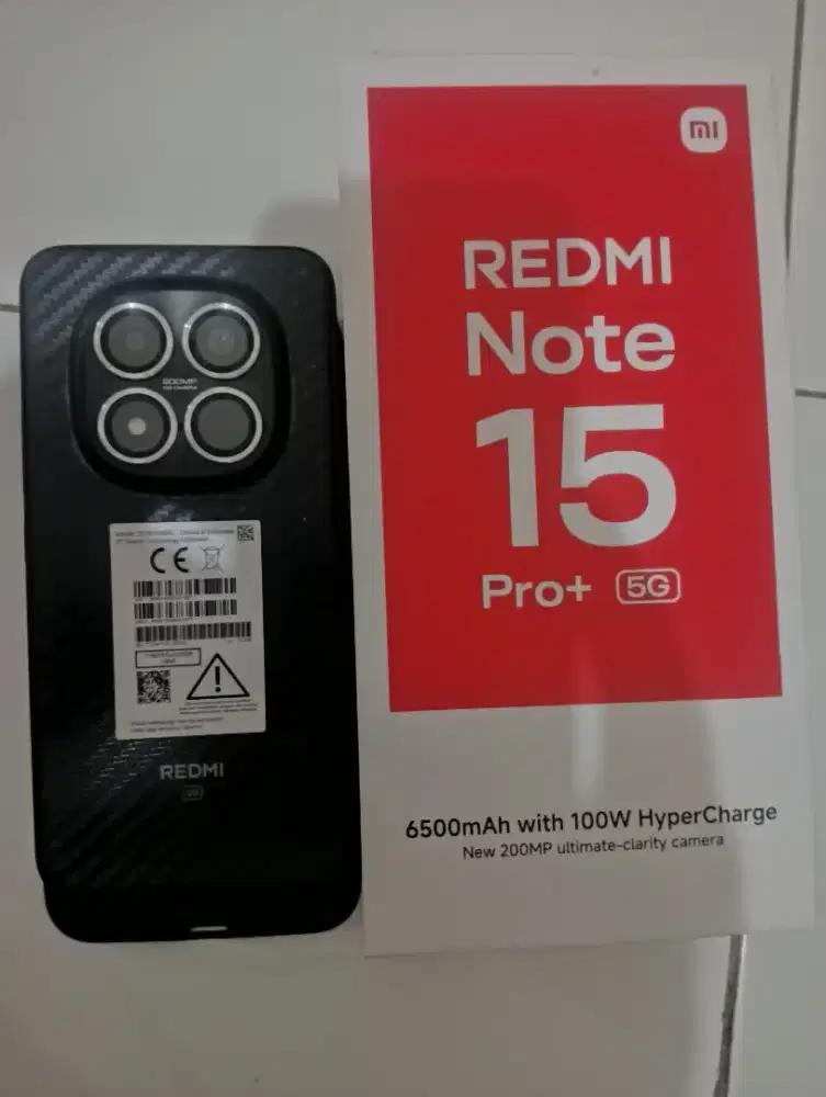 Dijual xiaomi redmi note 15pro+ ram 12gb/512gb