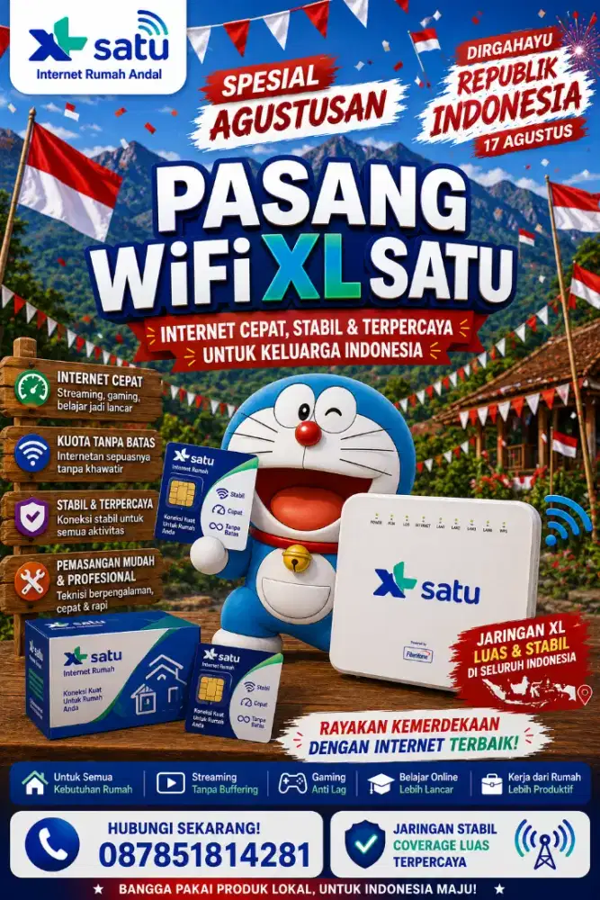 Melayani pasang baru wifi Xl Satu