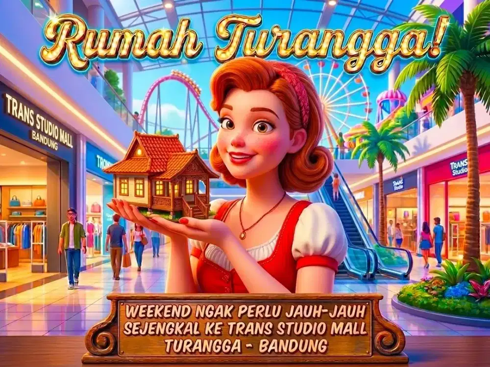 JUAL RUMAH DI TURANGGA, BUAH BATU, BATUNUNGGAL, BANDUNG KOTA.