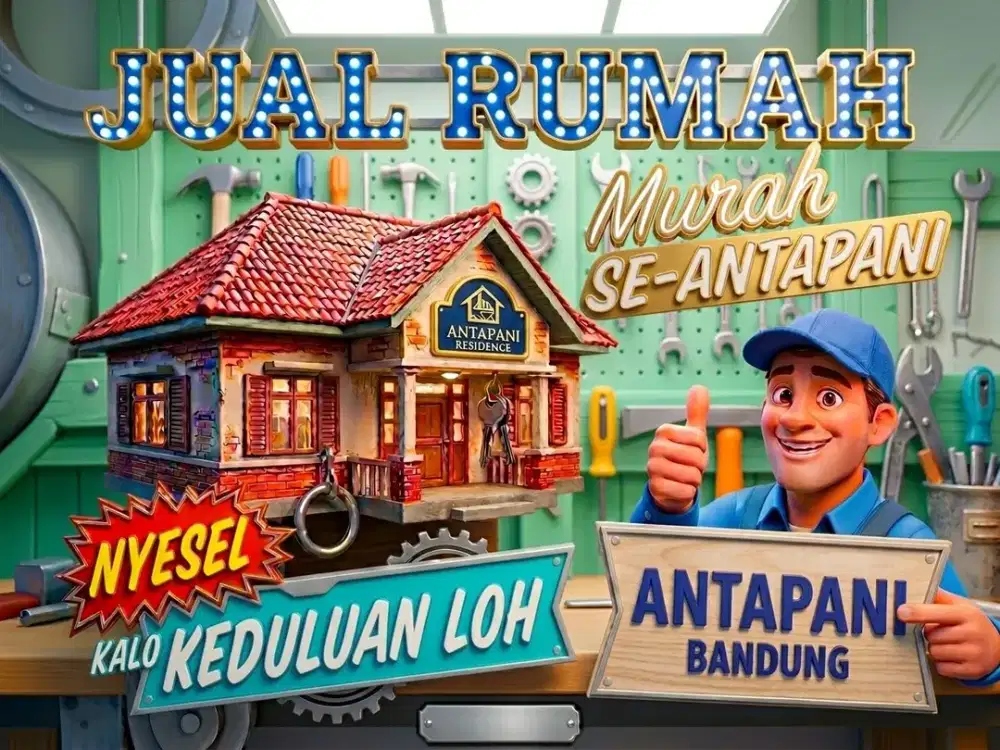 JUAL RUMAH DI ANTAPANI, ARCAMANIK, BANDUNG KOTA.