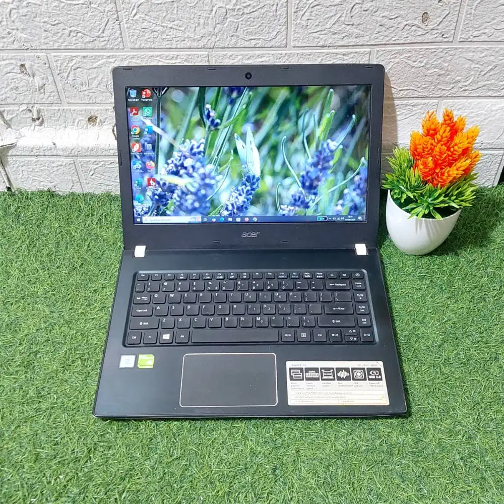 ACER ASPIRE E5-475G INTEL CORE i5-7200U RAM 8GB SSD 240GB NVIDIA 940MX