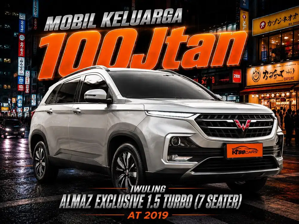 100jtan Bergaransi WULING ALMAZ TURBO (EXLUSIVE) 7 SEATER 2019