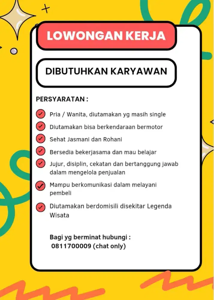 lowongan pekerjaan