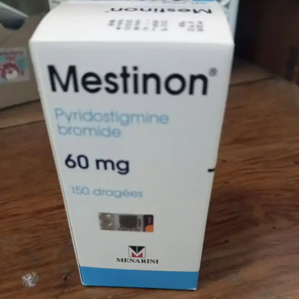 Obat Mestinon 60 mg 150 pcs Produksi Malaysia  segel ( sdh tdk mnm lg)