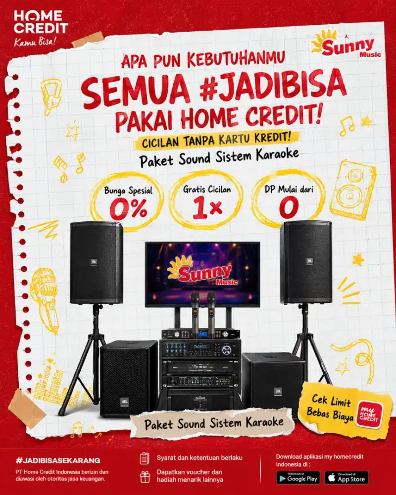 PROMO KREDIT PAKET SOUND SISTEM KARAOKE TERMURAH SEKOTA PALEMBANG