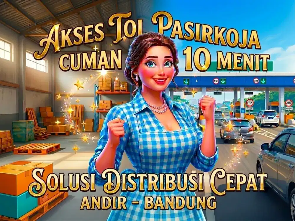 JUAL GUDANG DI DADALI, GARUDA, RAJAWALI, BANDUNG KOTA.