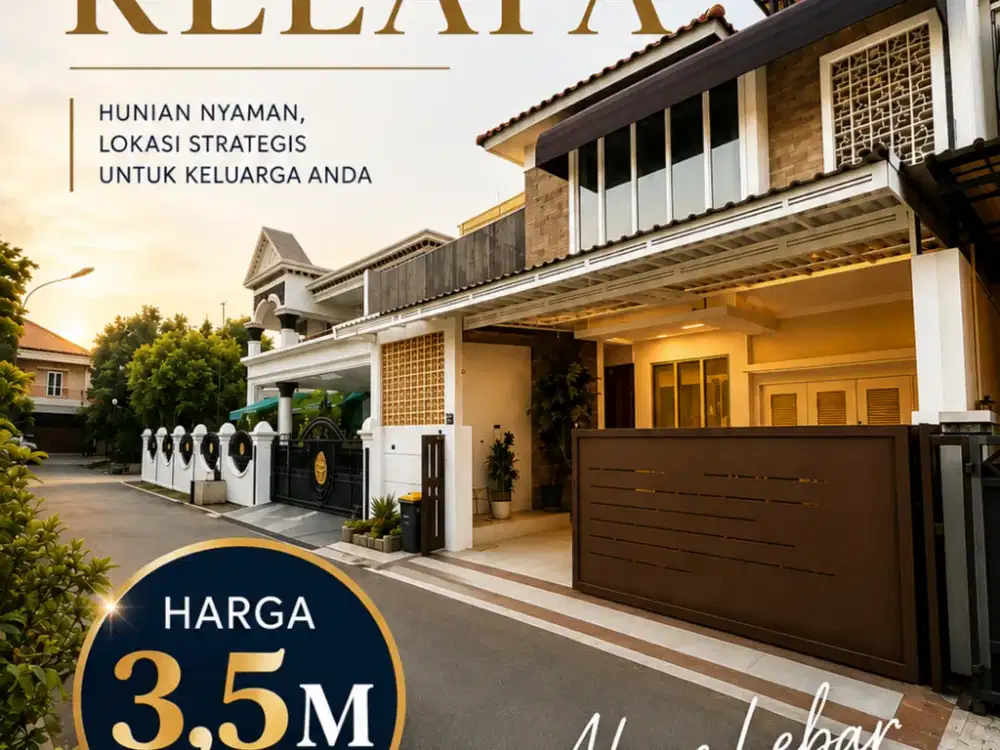 DIJUAL RUMAH CANTIK AKSES LEBAR DALAM KOMPLEK DI PONDOK KELAPA JAKARTA TIMUR ZN133