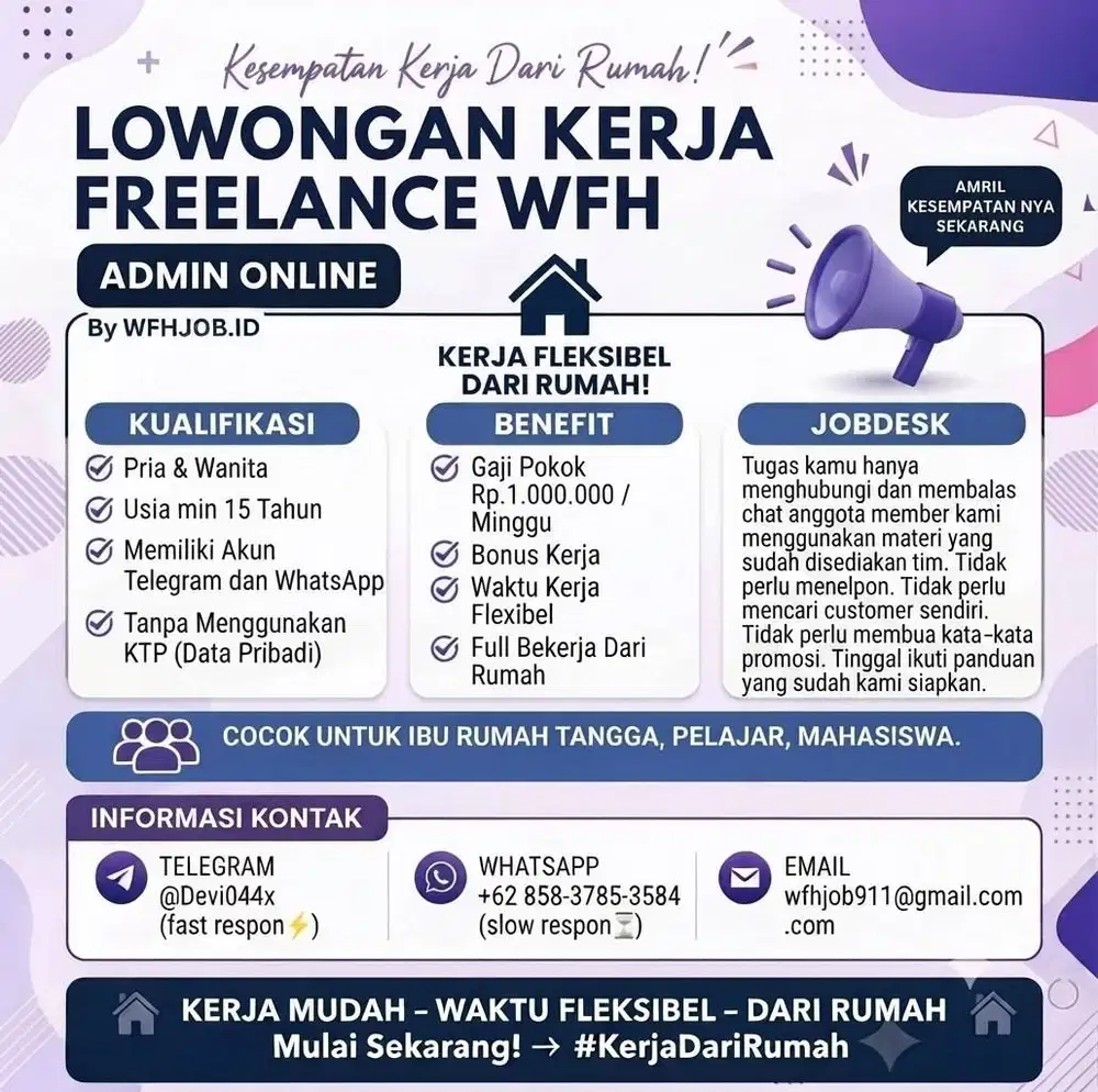 Freelance Admin WFH