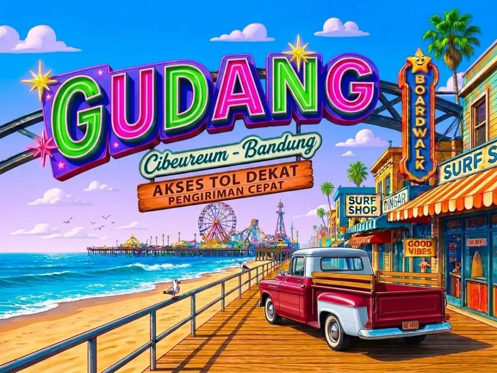 JUAL GUDANG DI CIBEUREUM, ANDIR, BANDUNG KOTA.