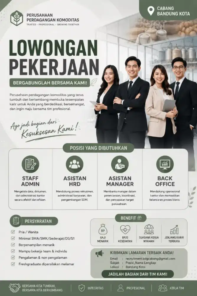 LOWONGAN PEKERJAAN GRATIS