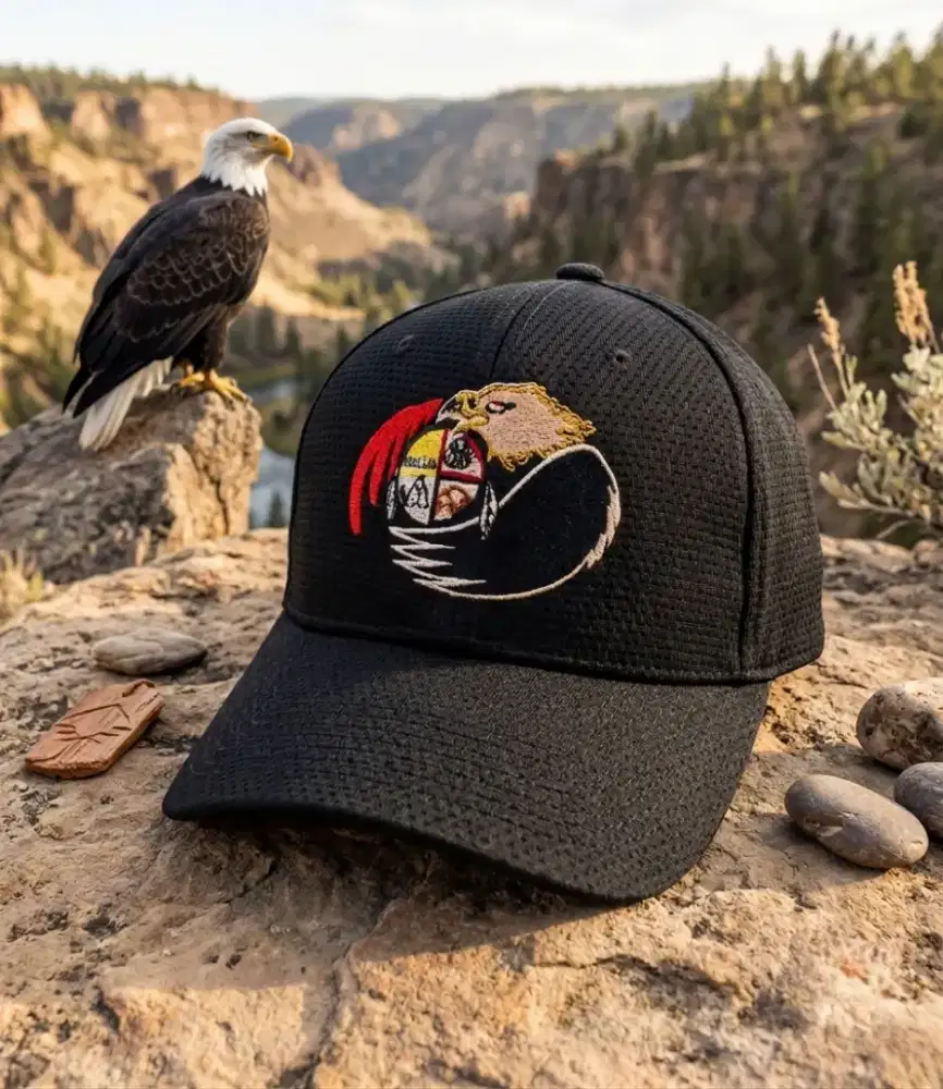 Topi Logo Burung Elang Original Second Warna Hitam