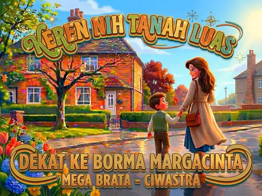 JUAL RUMAH DI KOMPLEK MEGA BRATA, CIWASTRA, BUAH BATU, BANDUNG KOTA.
