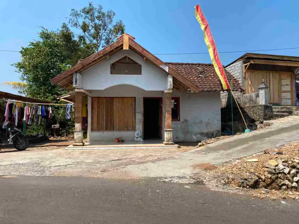 Rumah murah wonosari gunung kidul pinggir jalan aspal