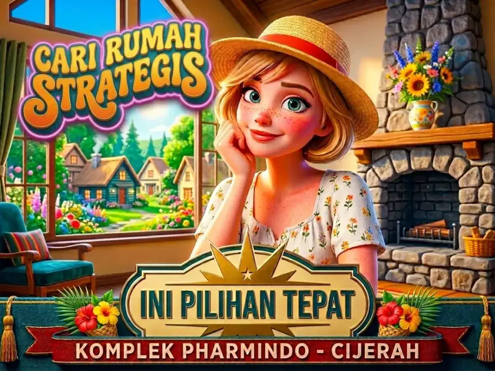JUAL RUMAH DI PHARMINDO, CIJERAH, MELONG, CIMAHI SELATAN.