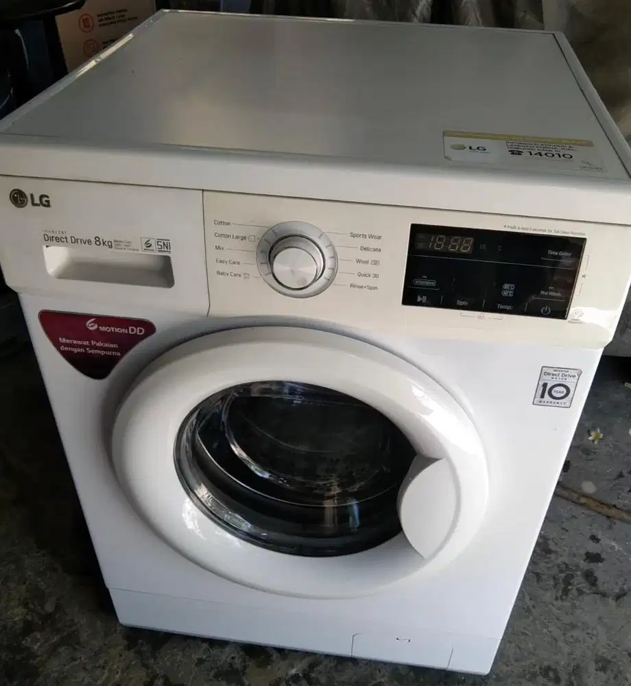 LG Smart Inverter 8kg Mesin Cuci Otomatis