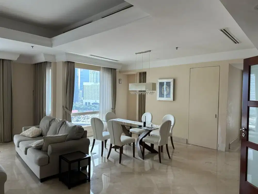 Apartemen SCBD Suites, 2BR, 165sqm, Furnished