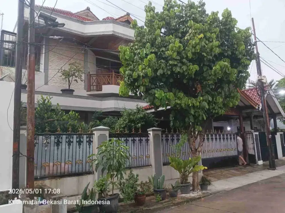 Rumah besar Bebas Banjir di Komplek Inkopol, Bintara, kranji