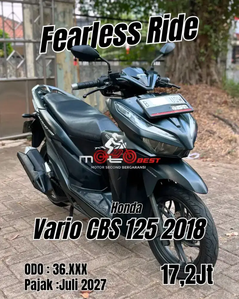 Cash Only Vario 150cc CBS ISS Keyless 2018