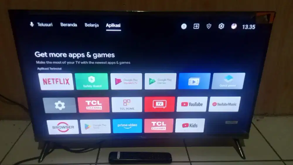 Tv led tcl android digital 32inchi likenew