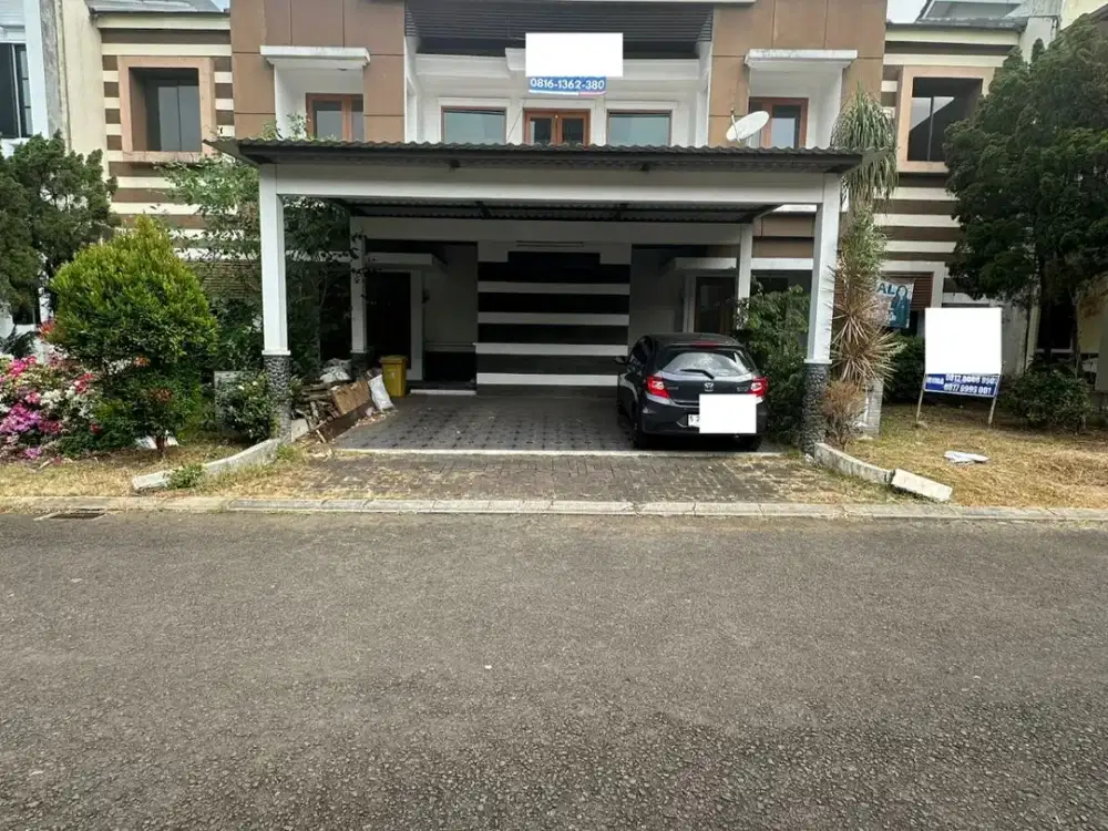 DIJUAL DUA RUMAH BADAN JADI SATU @VINEYARD THE GREEN BSD  Lebar 16 meter panjang 18 meter