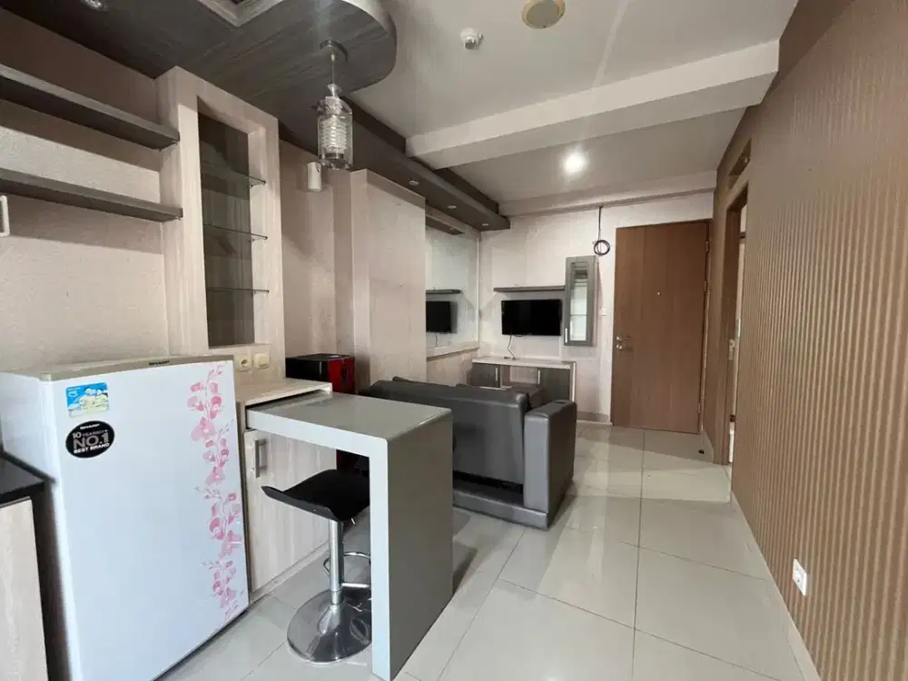 Disewakan 2BR Oak Tower B Full Furnish - Lantai 17, Siap Huni Tinggal Bawa Koper, View Citylight