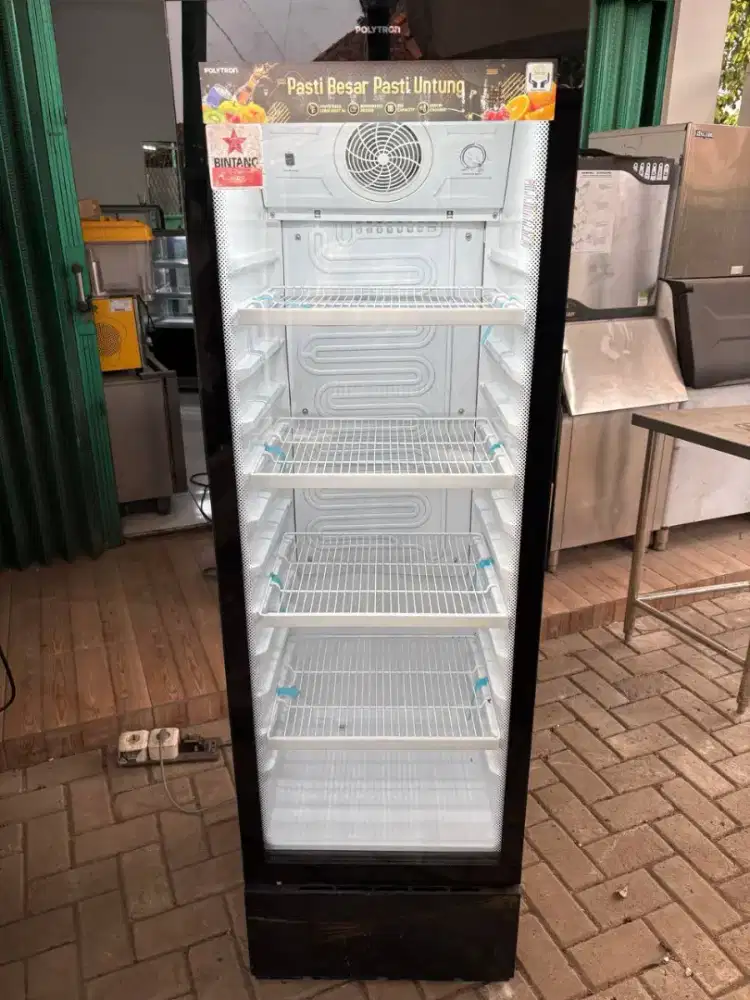 showcase Polytron rak 4 kapasitas 280 liter