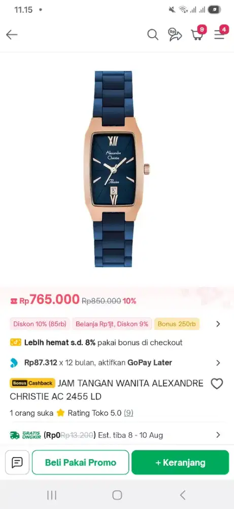 Jam tangan cantik
