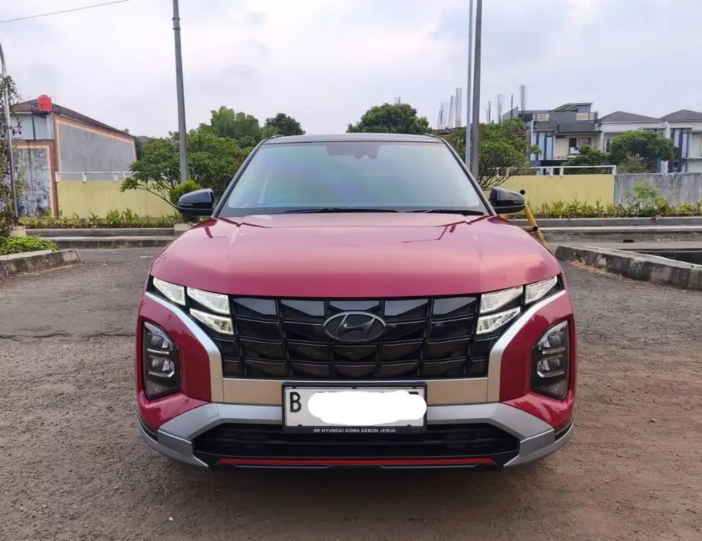 KM 17rb Hyundai Creta Prime Ivt Twotone 2022 2023 Like New srvs record