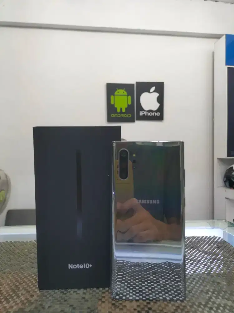 Samsung Note 10 Plus Silver 12/256 GB Stompel kecil