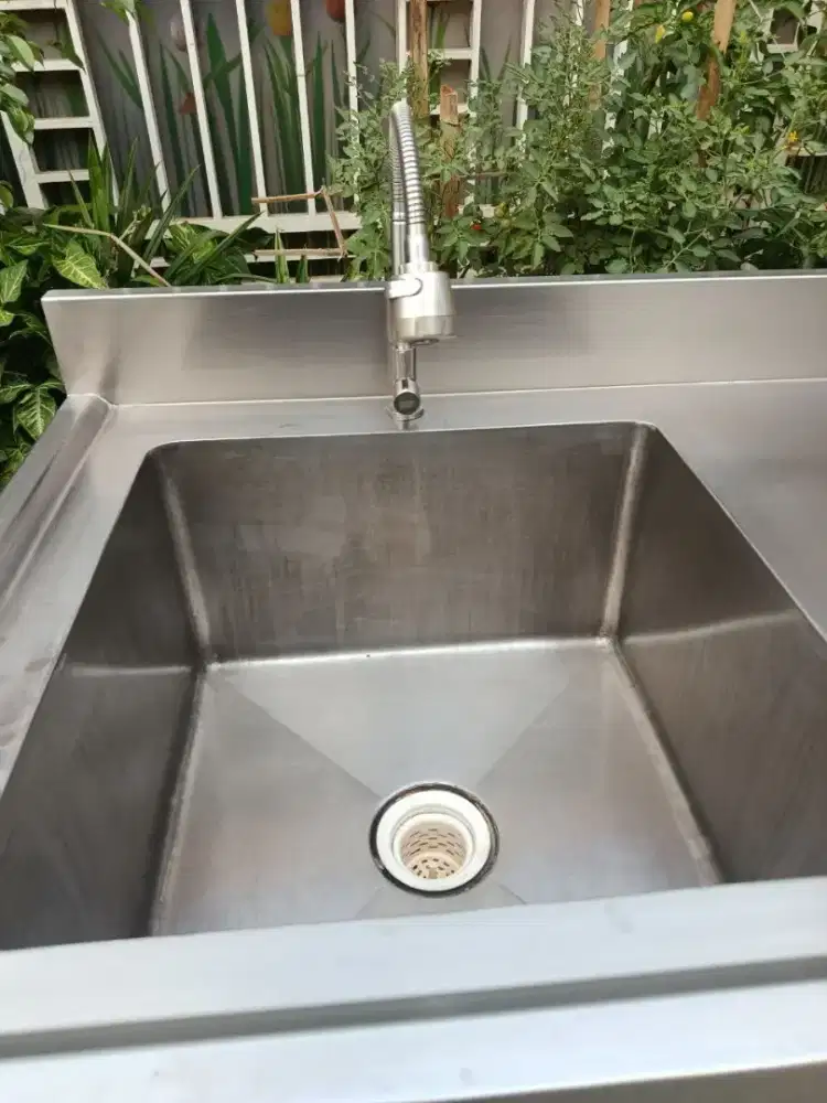 single sink sayap kabinet 120 x 70 x 85