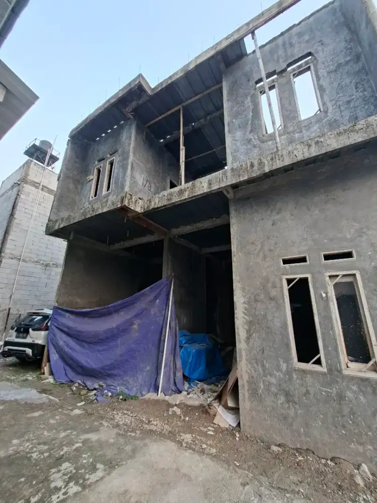 Jual rumah cluster on progress