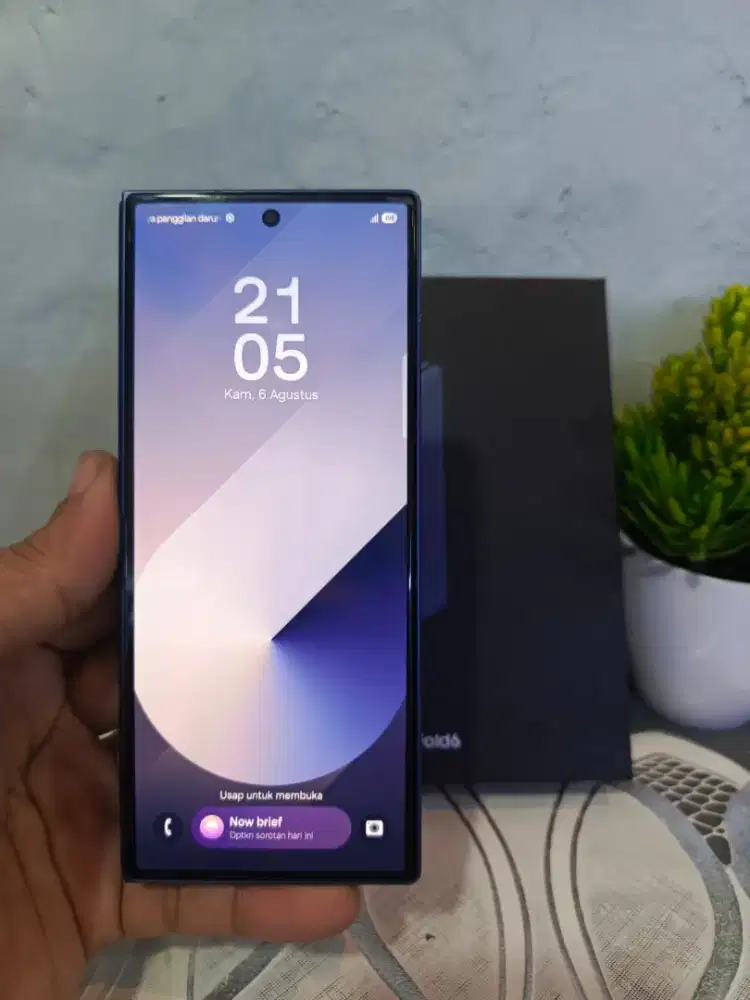 SAMSUNG Z FOLD 6 5G RAM 12/256GB ORIGINAL SEIN MULUS NORMAL FULLSHET