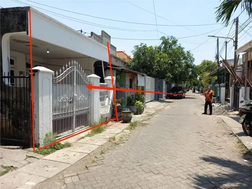 Dijual via lelang rumah penjaringan sari rungkut