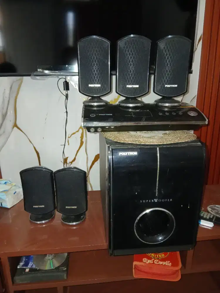 Jual apa adanya home theater Polytron