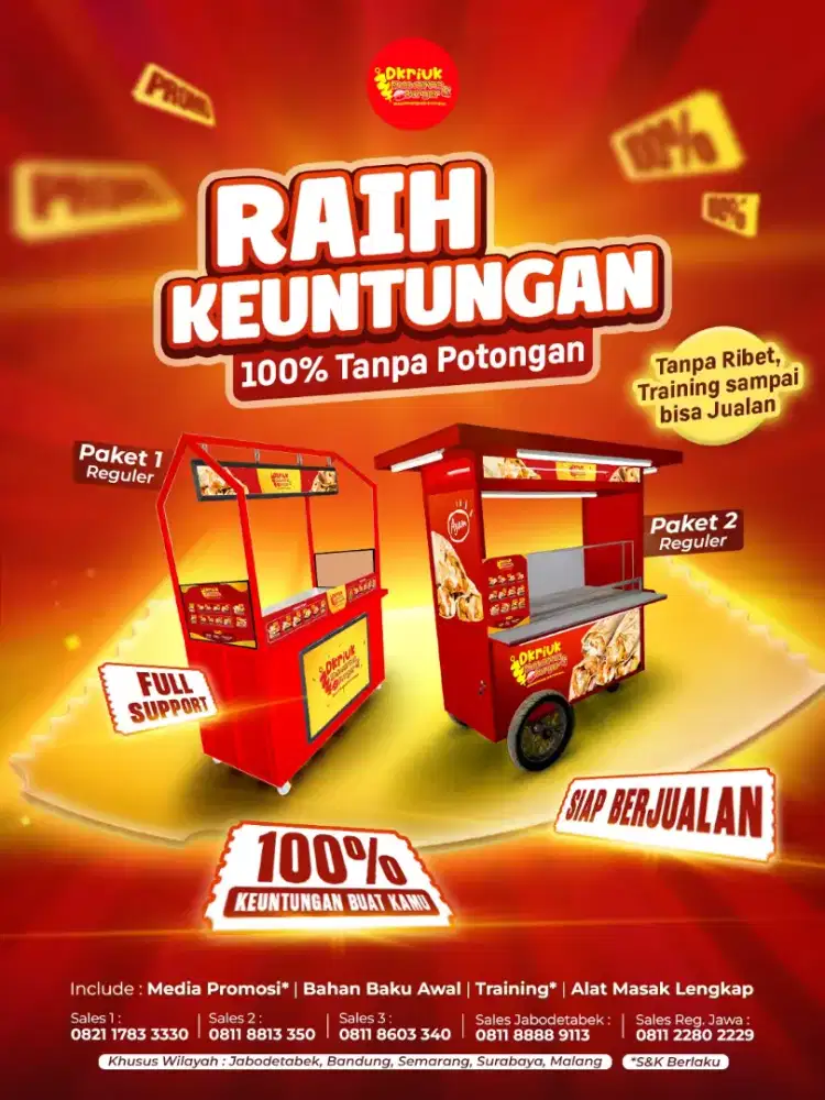 Jaga stand ayam fried chicken