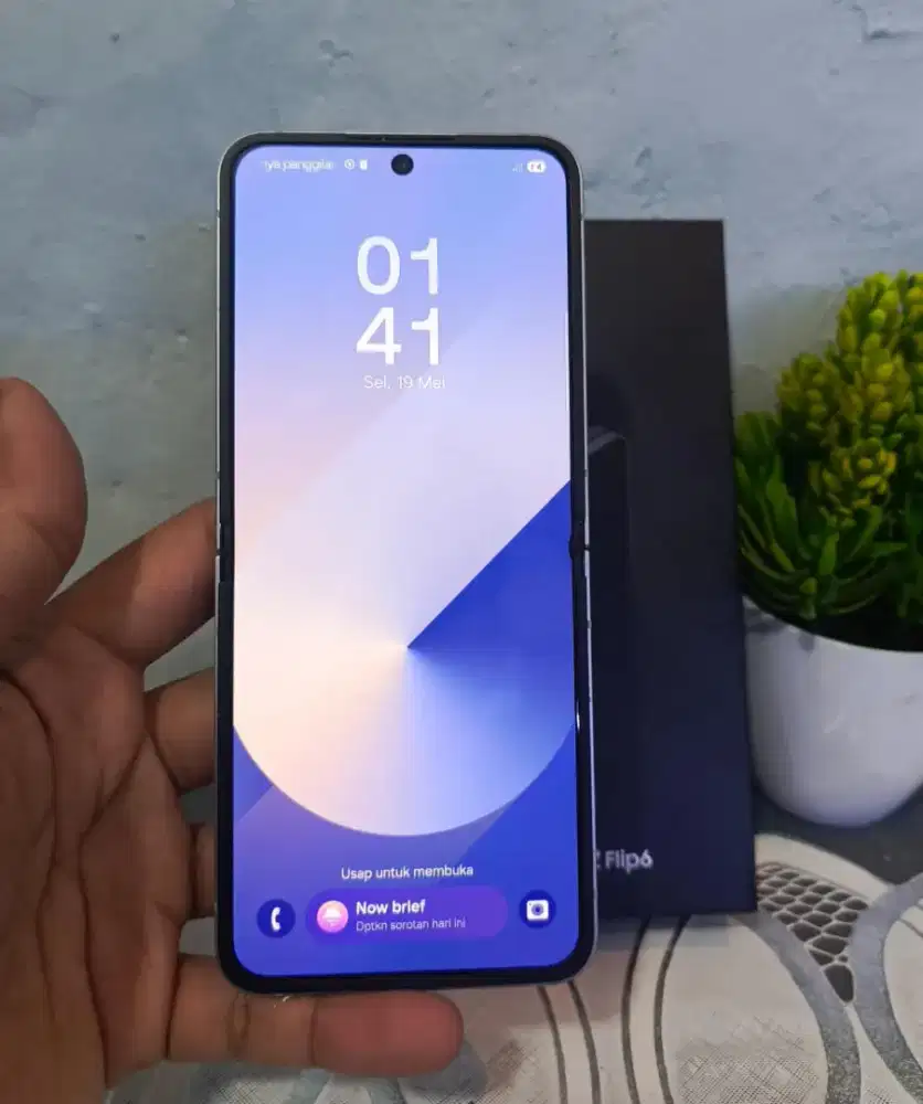 SAMSUNG Z FLIP 6 5G RAM 12/256GB ORIGINAL SEIN MULUS NORMAL FULLSHET