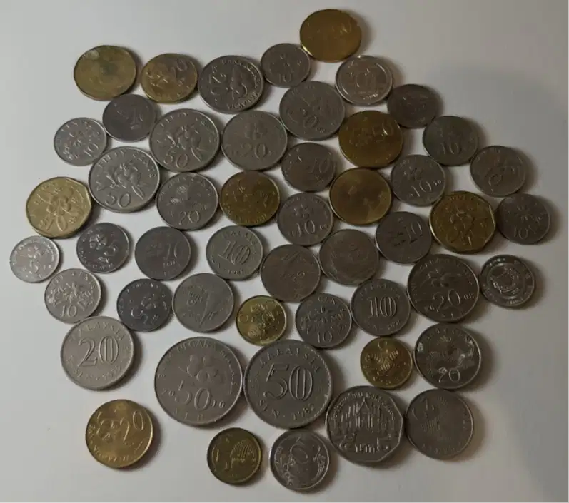Koin Kuno Singapore & Malaysia Vintage 1980-2000s Borongan