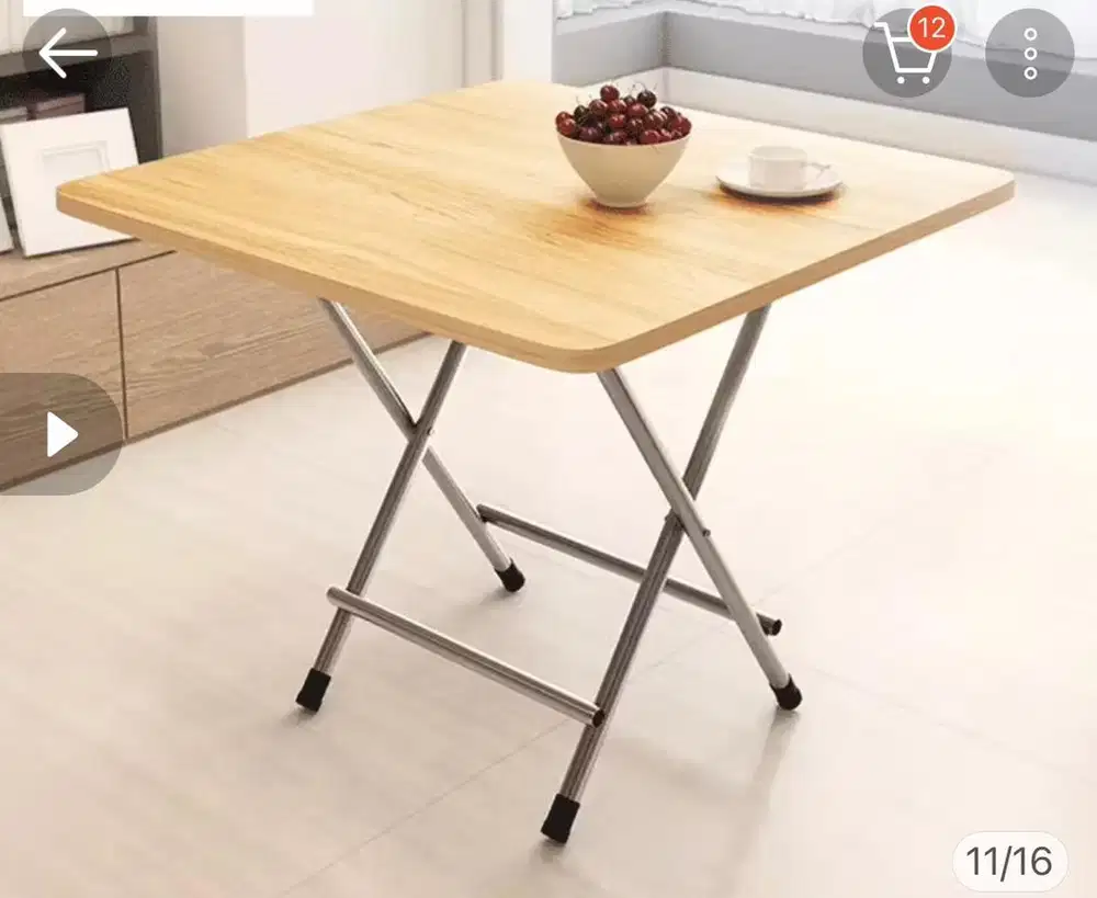 Meja Lipat Kayu