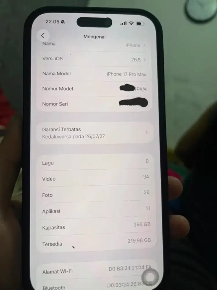 Iphone 17 pro max 256gb ibox