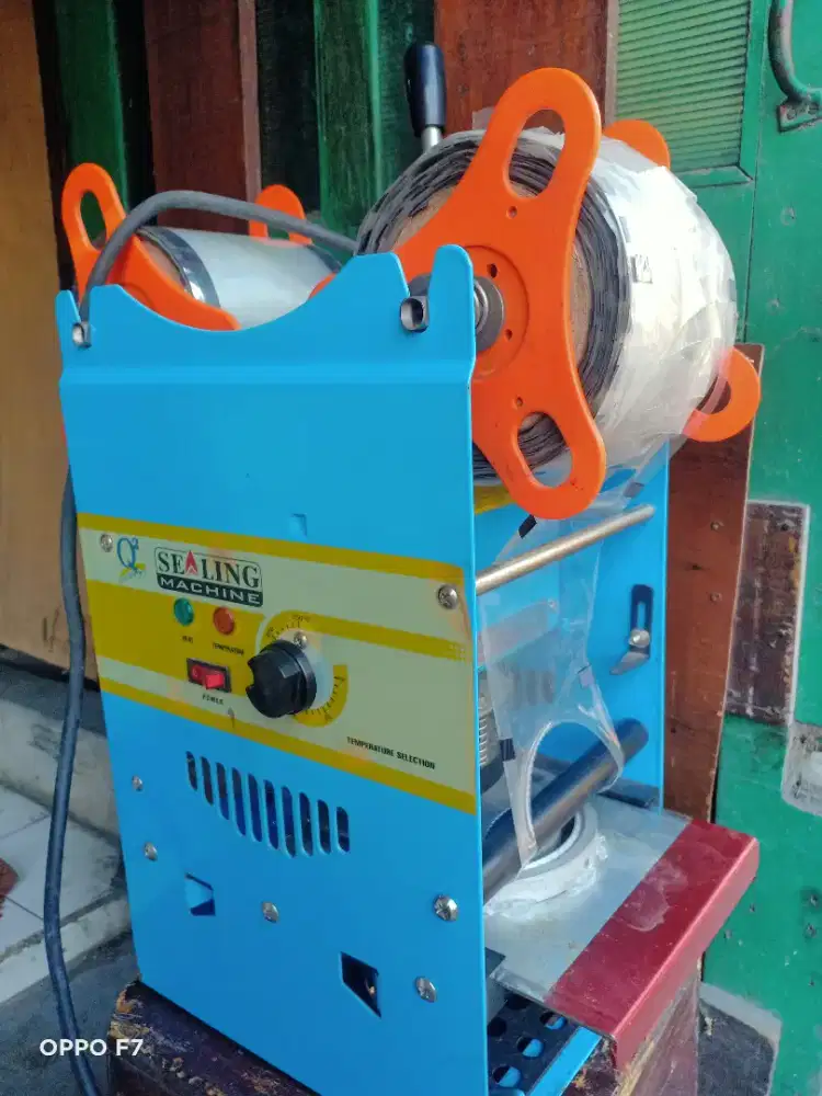 Mesin cup sealing/press gelas plastik