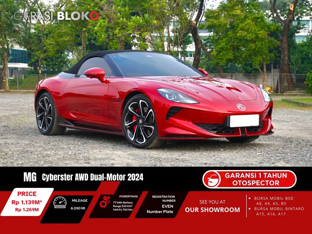 Odo 6rb Warranty ON - MG Cyberster AWD Dual-Motor 2024