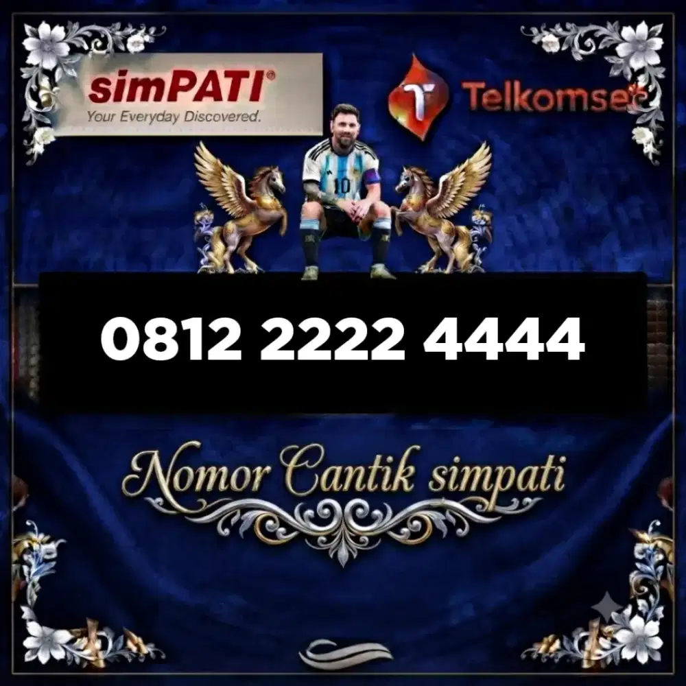 Perdana nomor cantik simpati Telkomsel super 44444