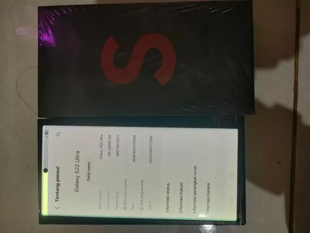SAMSUNG S22 ULTRA FULL ORI SEIN