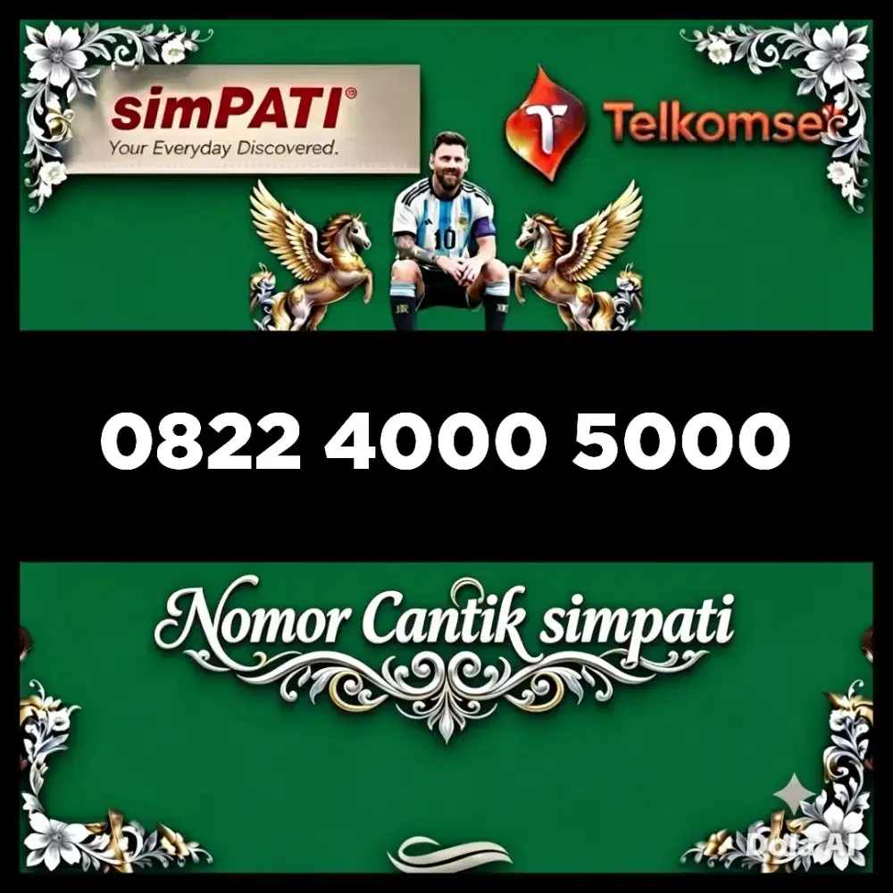 Perdana nomor cantik simpati Telkomsel 5000