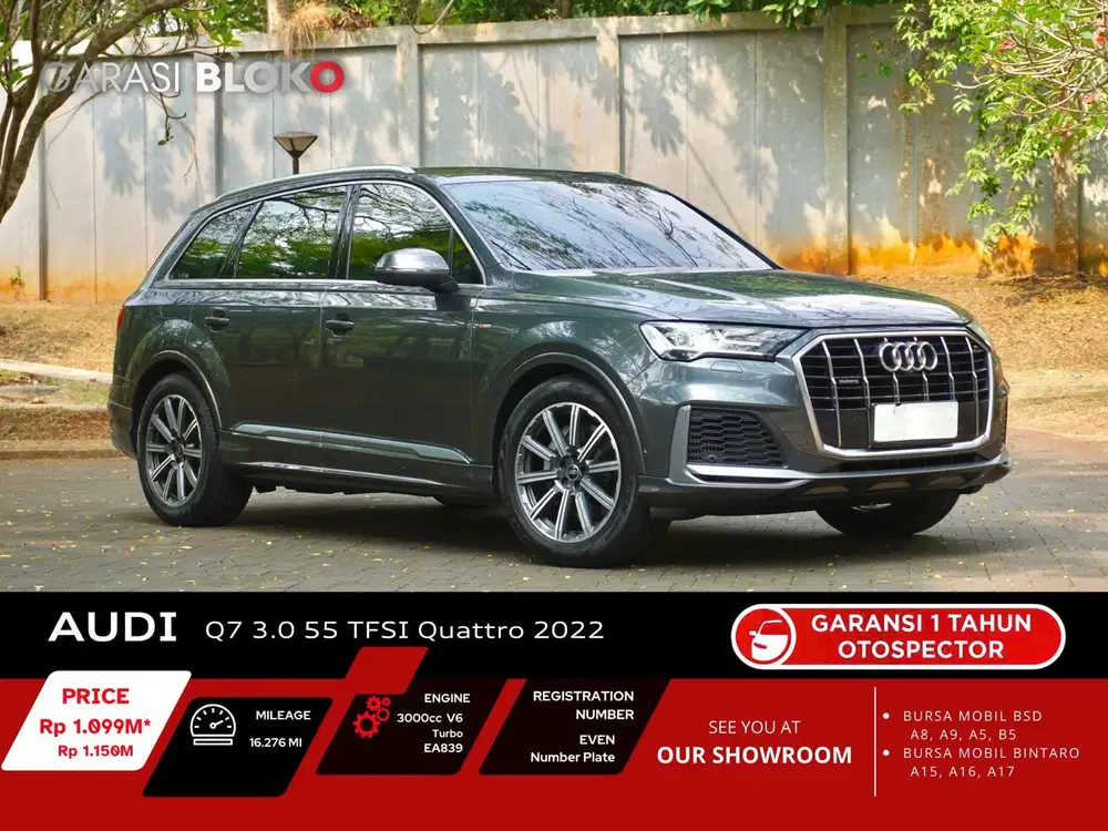 Odo 16rb - Audi Q7 3.0T Facelift Quattro 55 TFSI 2022