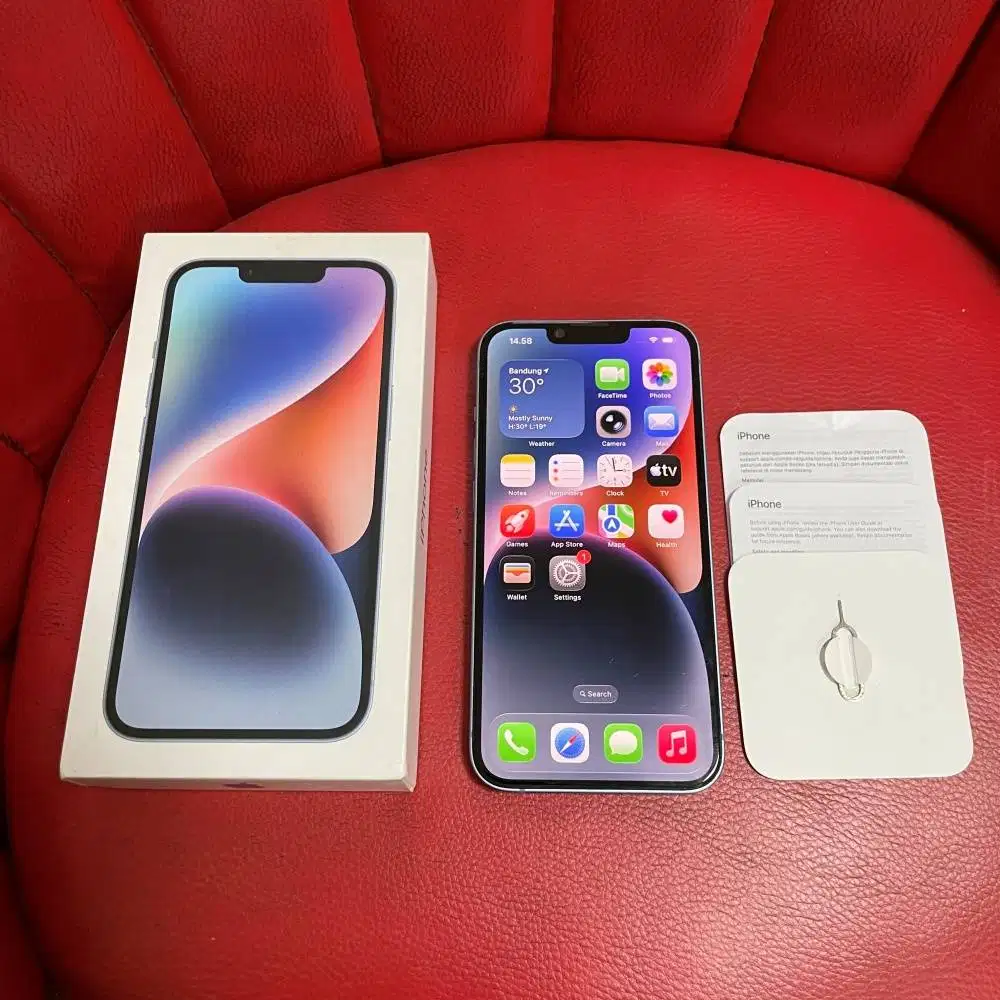 iPhone 14 128gb Blue Ex iBox Fullset Original