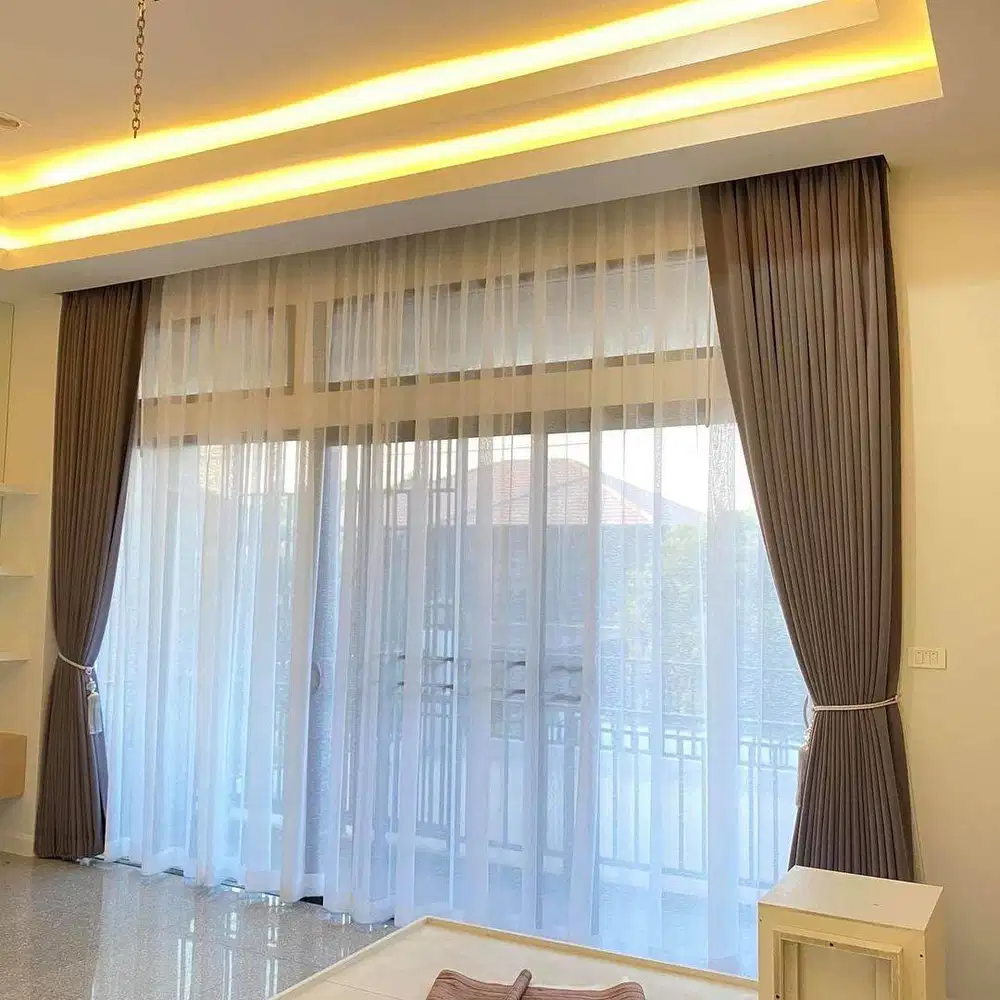 Jual gorden jendela model terbaru gorden pintu blackout gorden kantor