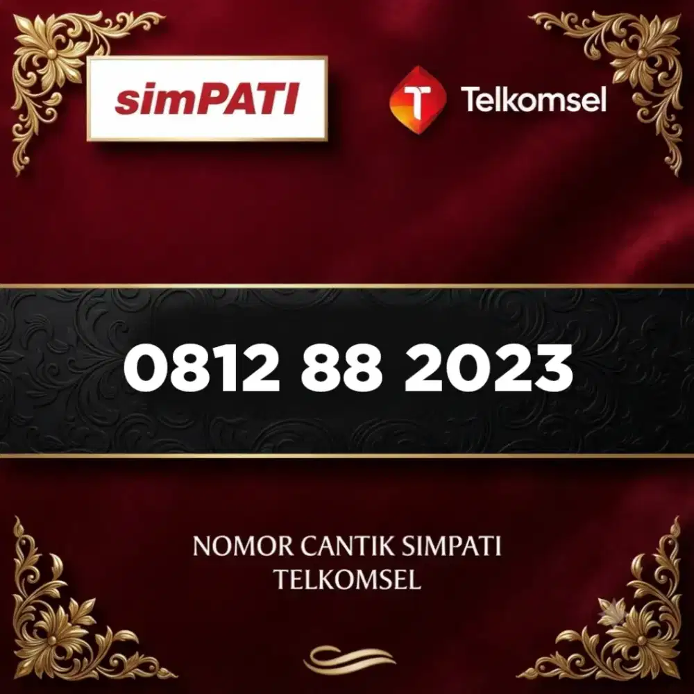 Nomor cantik simpati Telkomsel seri tahun