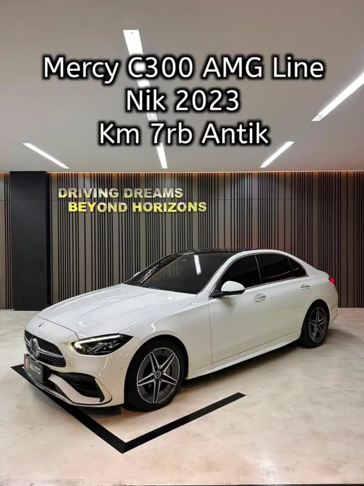 Mercedes Benz C300 AMG 2024 Mercy Km7rb Putih Nik 2023 B301KK