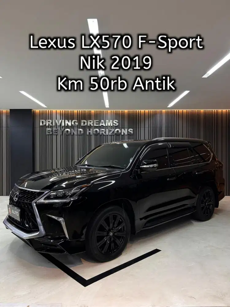 Lexus LX570 F-Sport AT 2020 Hitam B77HR Km50rb Nik 2019